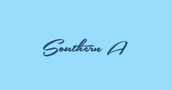 Southern Aire font thumbnail